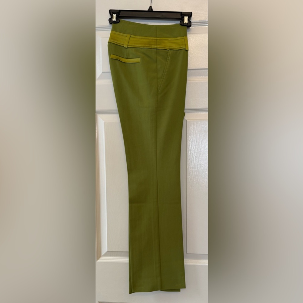 Olive Green Boot Cut Pants